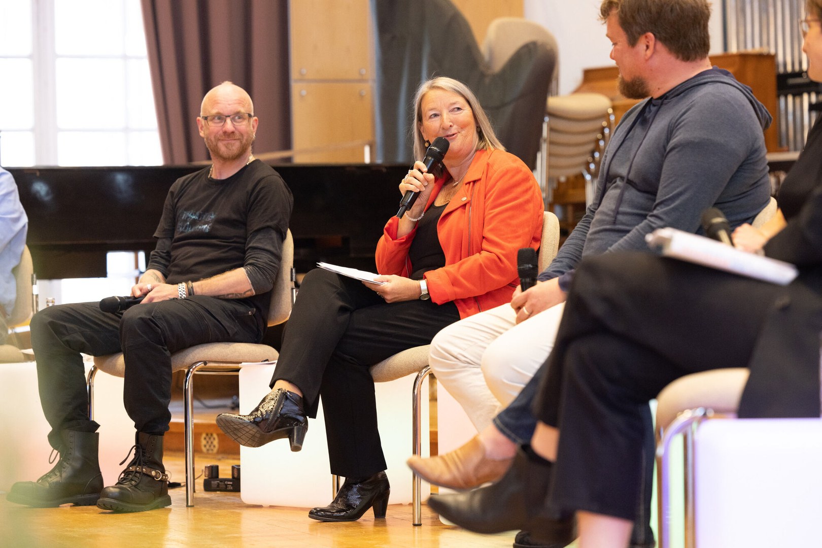 RednerInnen bei der Podiumsdiskussion "Vielfalt und Familie"